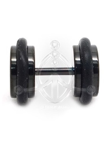 Falso dilatador acero negro