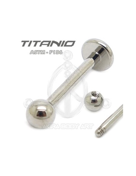 Labret titanio crudo Labret titanio crudo