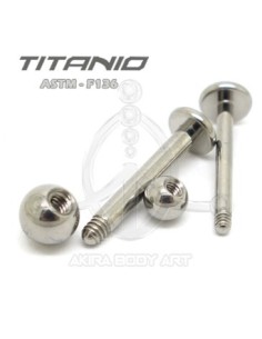 Labret titanio crudo 2