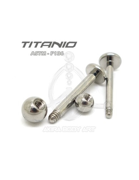 Labret titanio crudo Labret titanio crudo