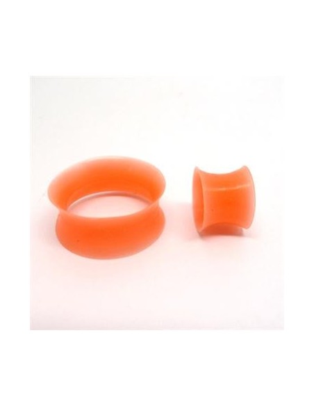 Dilatación túnel de silicona. NARANJA Dilatación túnel de silicona. NARANJA