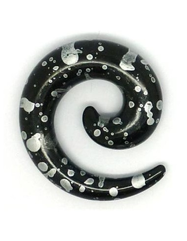 Espiral Acrílico. Negro Marino