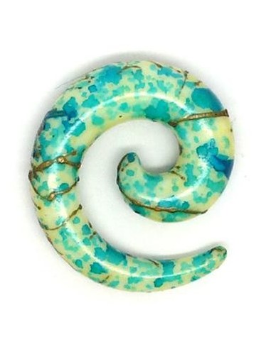 Espiral Acrílico. Verde Marino