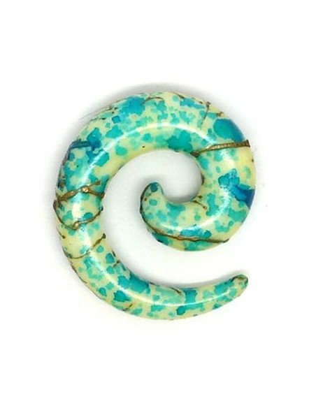 Espiral Acrílico. Verde Marino Espiral Acrílico. Verde Marino