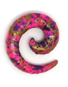 Espiral Acrílico. Rosa Marino