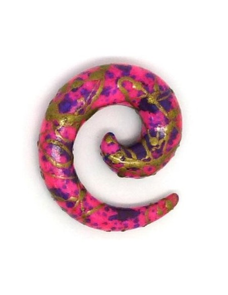 Espiral Acrílico. Rosa Marino Espiral Acrílico. Rosa Marino