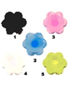 Labret con joya y base en forma de flor 2