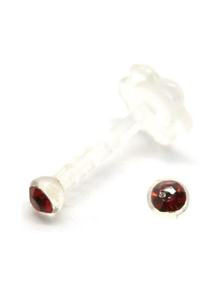 Labret bio-plast flor con joya Labret bio-plast flor con joya