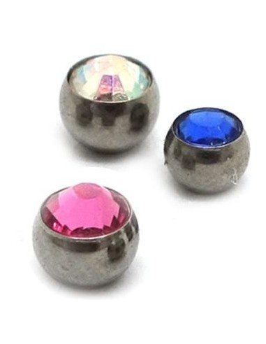 Bola de acero con joya