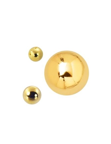 Bola acero anodizado oro Bola acero anodizado oro