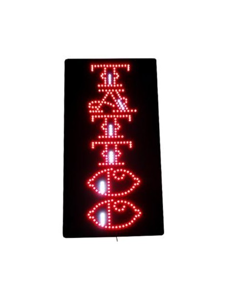 Rótulo TATTOO con luces LED Rótulo TATTOO con luces LED