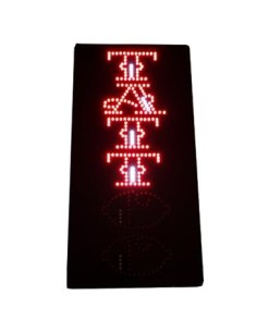 Rótulo TATTOO con luces LED 2