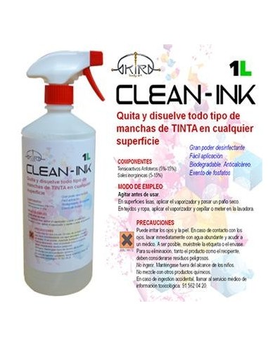Quitamanchas para TINTA