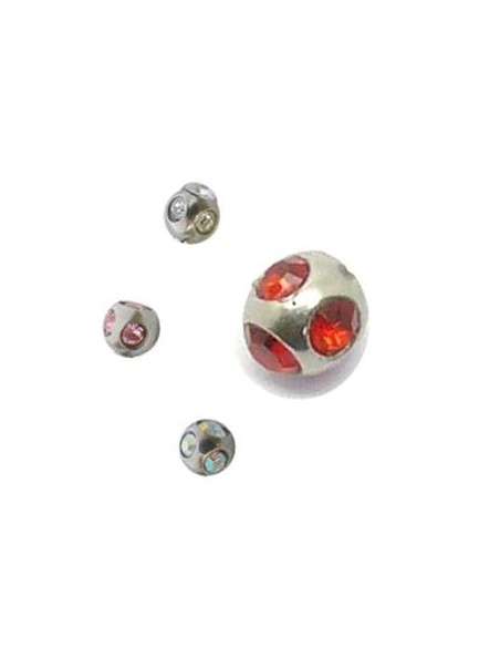 Bola de acero 316L con multijoya