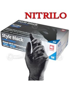 Guantes de Nitrilo NEGRO de Style Black