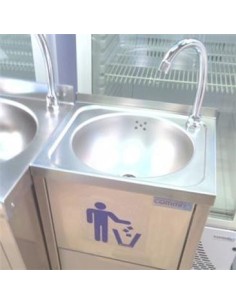 Lavamanos Pie con Papelera 2