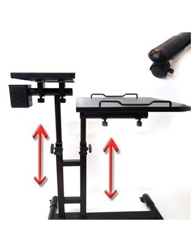 Mesa de trabajo doble superficie