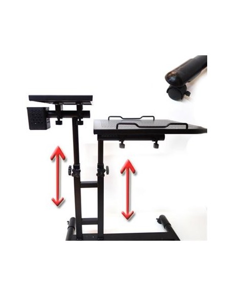 Mesa de trabajo doble superficie Mesa de trabajo doble superficie