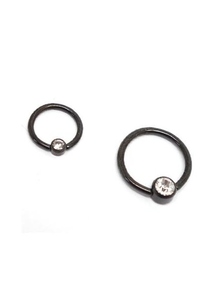 BCR Negro con Joya Plana BCR Negro con Joya Plana
