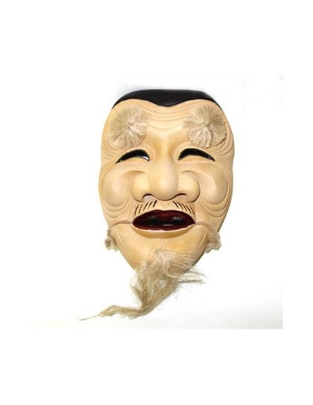 Máscara OKINA pintada Máscara OKINA pintada