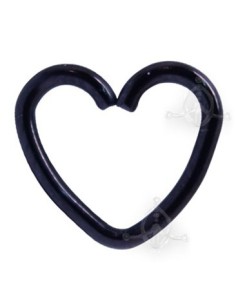 Aro flexible Corazón NEGRO
