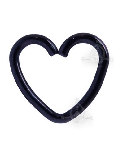 Aro flexible Corazón NEGRO