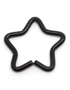 Aro flexible Estrella Negro