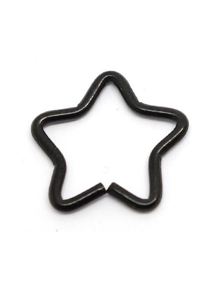 Aro flexible Estrella Negro