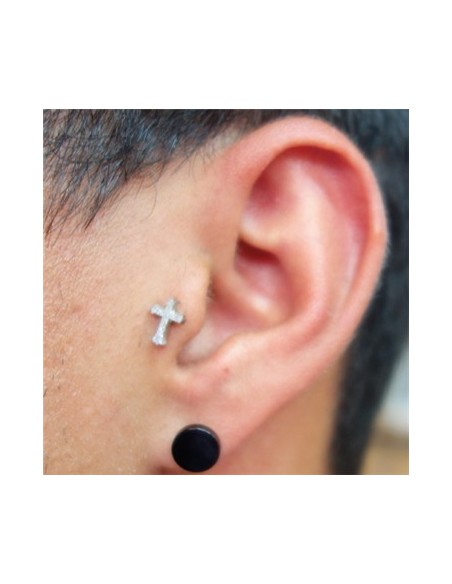 Tragus Cruz de Plata