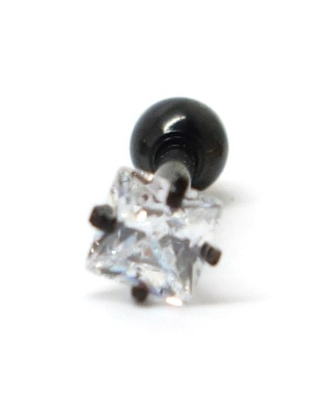 Tragus Joya engarzada NEGRO