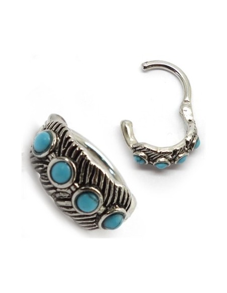 Anillo Oreja TURQUESAS