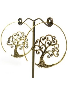 Pendiente étnico ARBOL BODHI 2