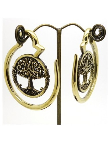 Pendiente étnico ARBOL-VIDA-40