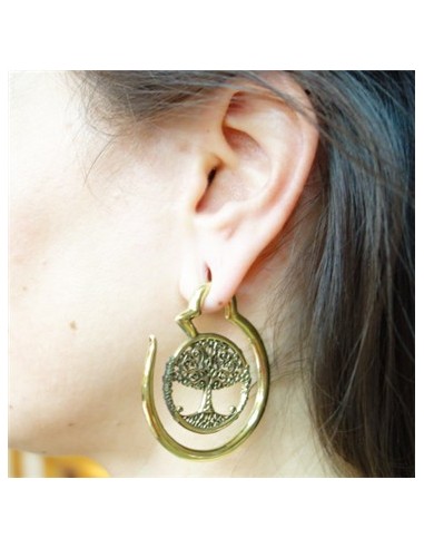 Pendiente étnico ARBOL-VIDA-40