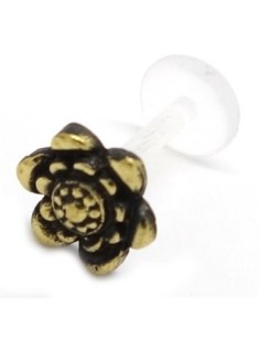 Labret étnico FLOR de LOTO