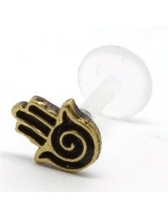 Labret étnico MANO de FATIMA