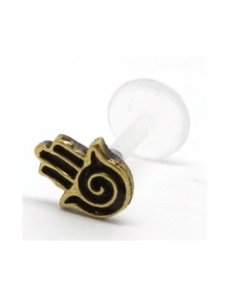 Labret étnico MANO de FATIMA