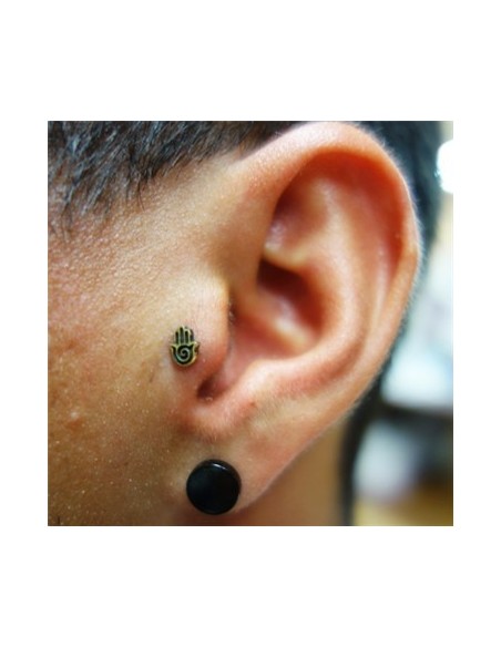 Labret étnico MANO de FATIMA