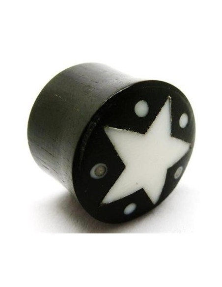 Dilatador con estrella de hueso blanco Dilatador con estrella de hueso blanco