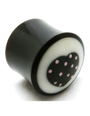 Dilatador con corazón de lunares