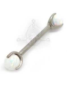 Barbell OPALO blanco