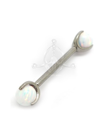 Barbell OPALO blanco
