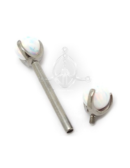 Barbell OPALO blanco