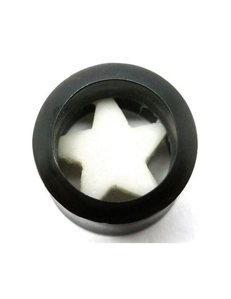 Dilatador con estrella flotante de hueso blanco Dilatador con estrella flotante de hueso blanco