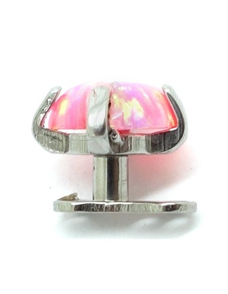 Microdermal CORAZÓN ROSA OPALO