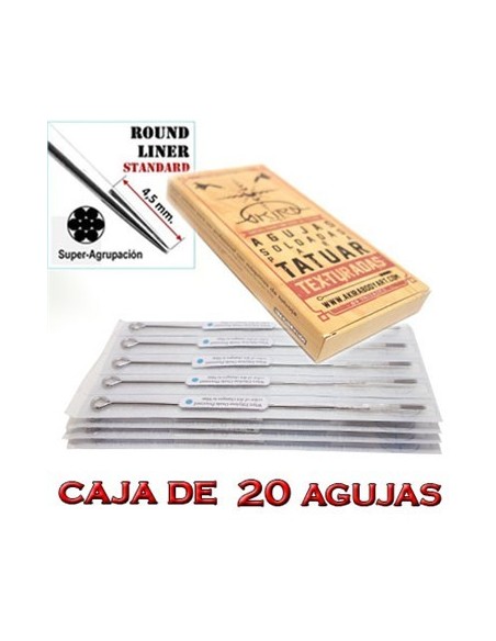 Agujas RL – Caja de 20 Agujas RL – Caja de 20