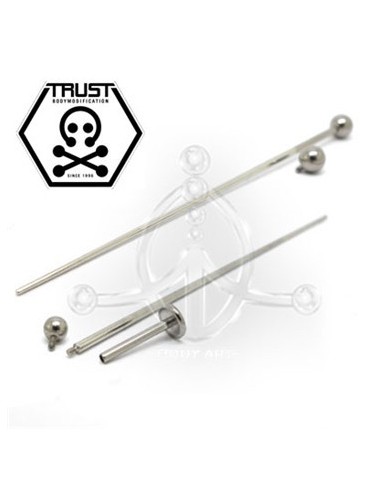 Barra-Guía Piercing Rosca Interna
