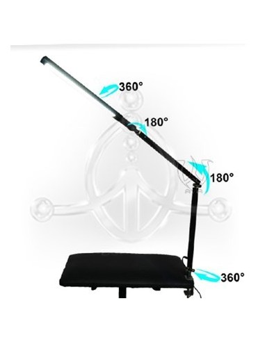 Lámpara LED portátil aluminio
