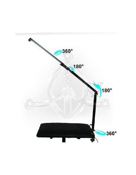 Lámpara LED portátil aluminio