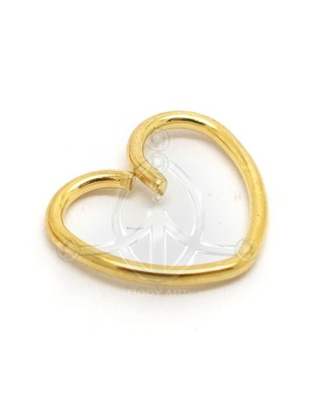 Aro flexible Corazón ORO